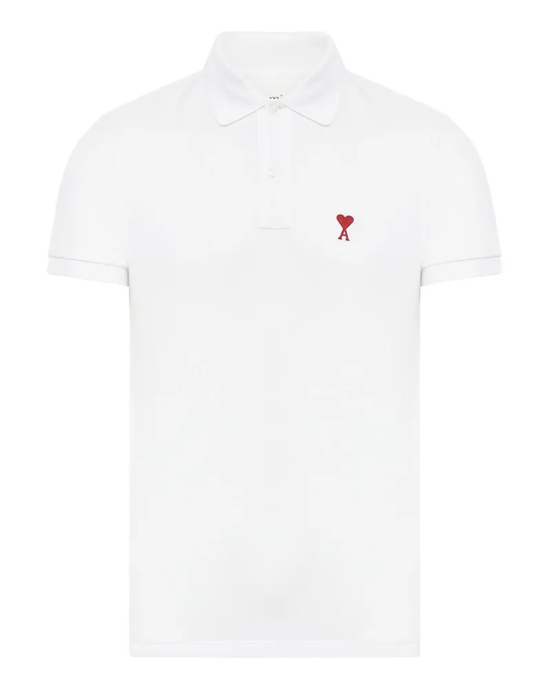AMI Paris Poloshirt - Weiß Weiß