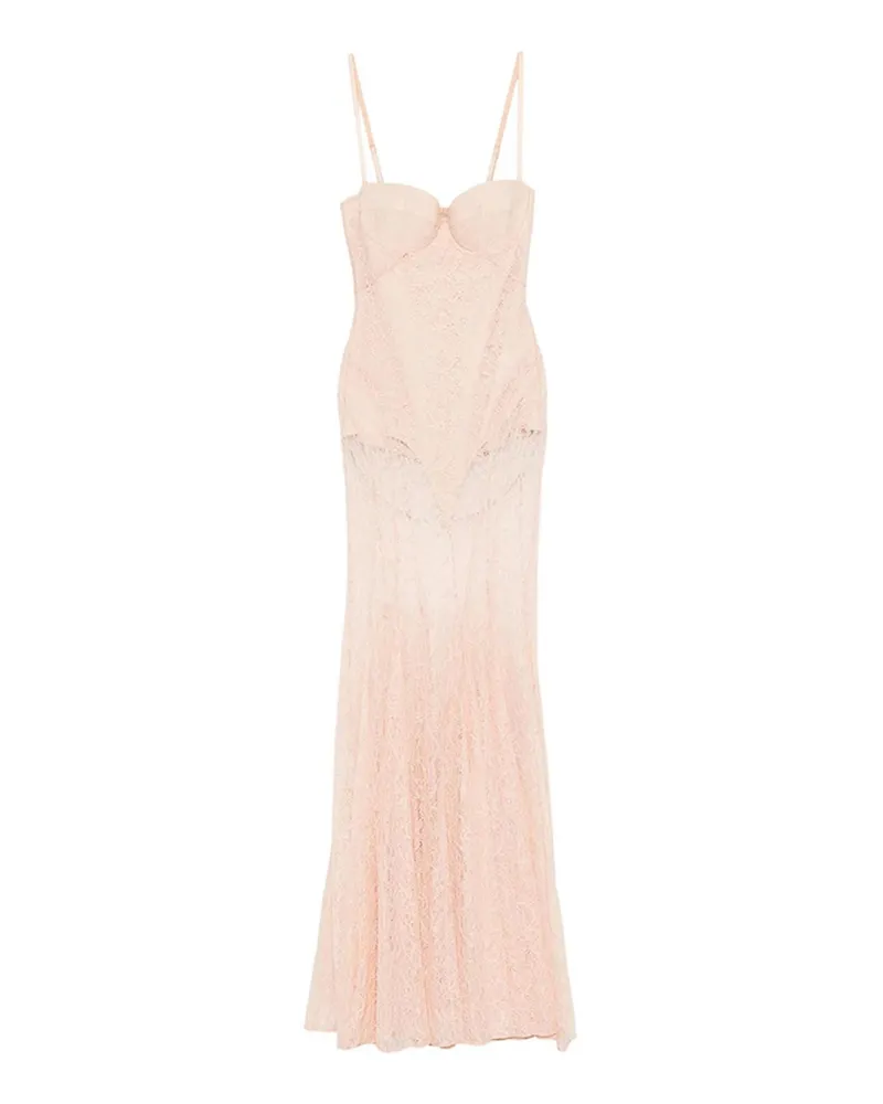 Elisabetta Franchi Knielanges Kleid - Nude Nude
