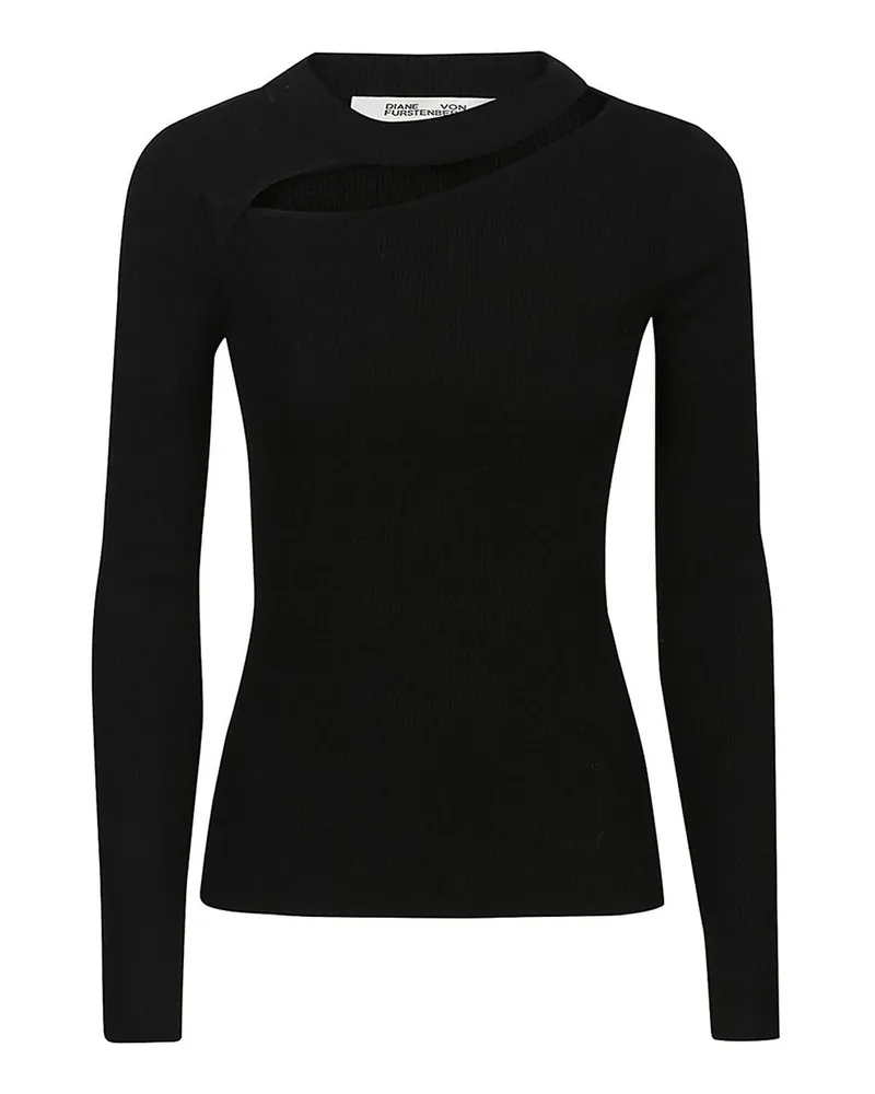 Diane von Furstenberg Top - Schwarz Schwarz