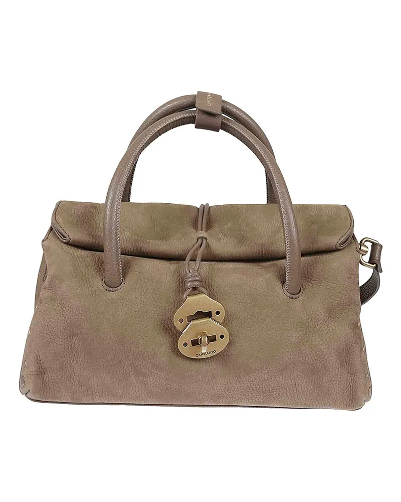 Zanellato Schultertasche - Grau Grau