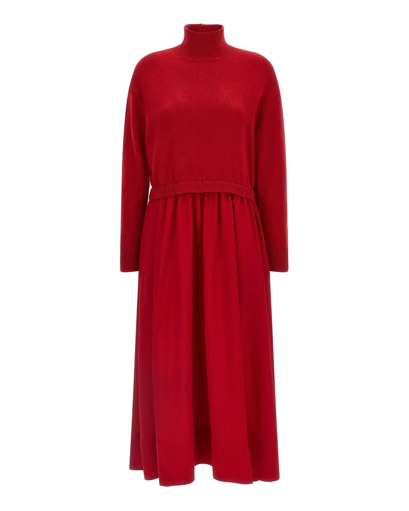 Ralph Lauren Knielanges Kleid - Rot Rot