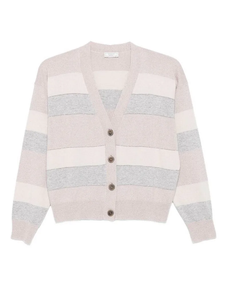 Peserico Rundhalspullover - Beige Beige