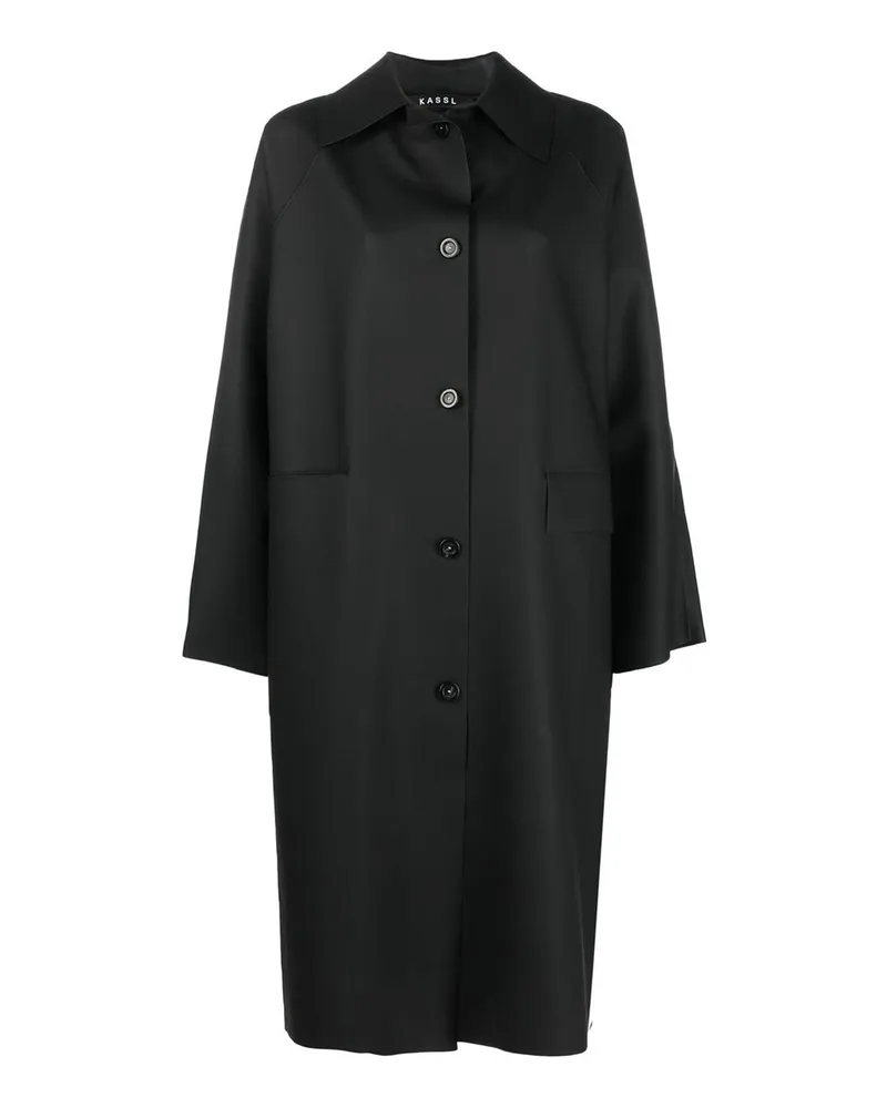 KASSL Trenchcoat - Schwarz Schwarz