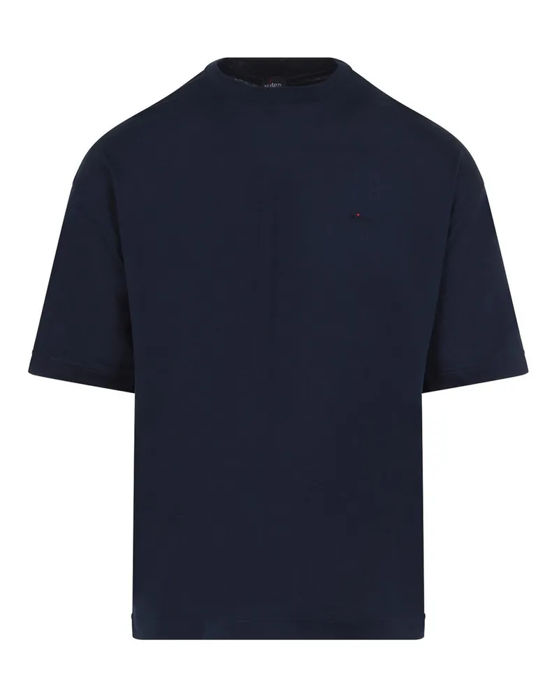Kiton T-Shirt - Dunkelblau Dunkelblau
