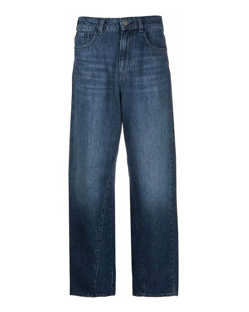 Emporio Armani Bootcut Jeans - Blau Blau