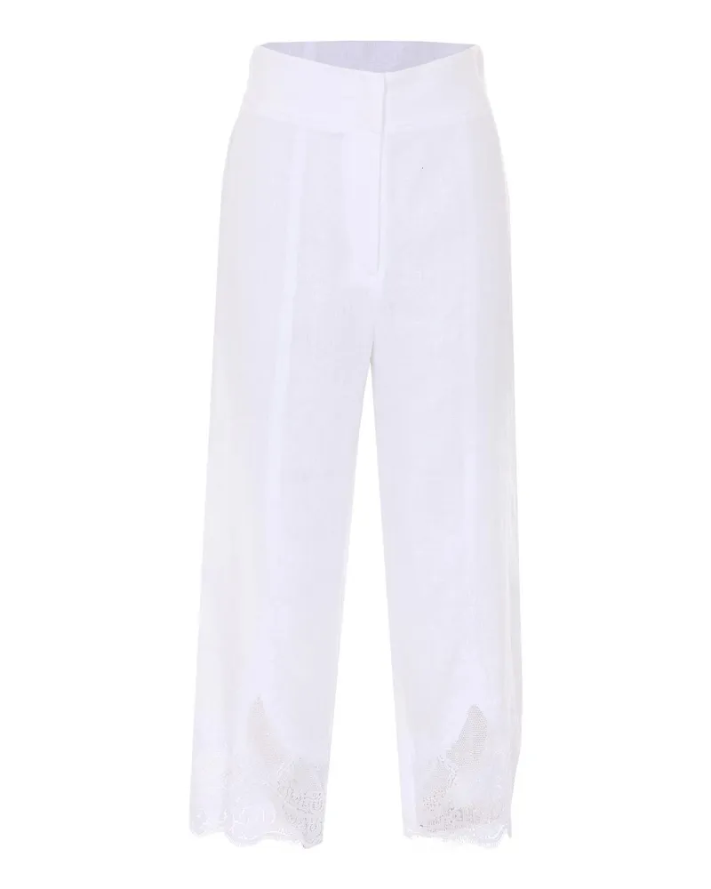 Twin-Set Casual Hose - Weiß Weiß