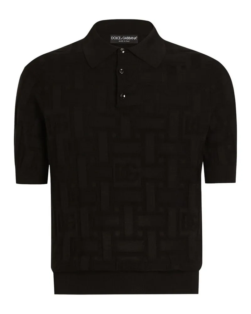 Dolce & Gabbana Poloshirt - Schwarz Schwarz