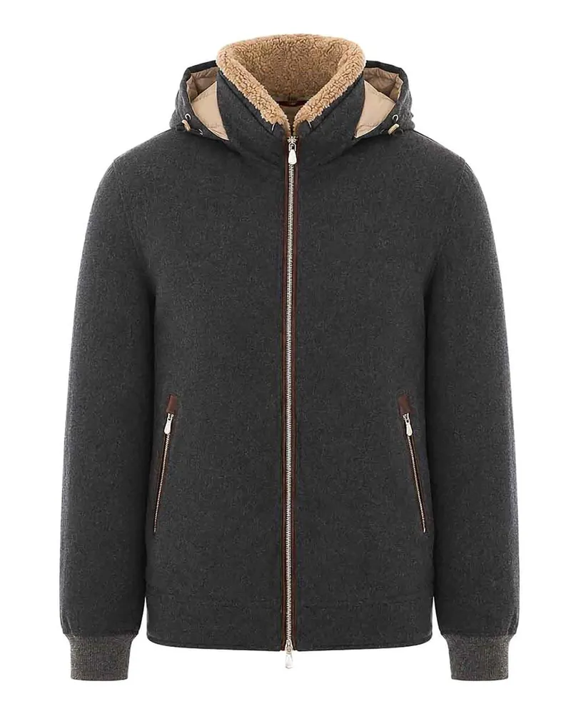 Brunello Cucinelli Bomberjacke - Grau Grau
