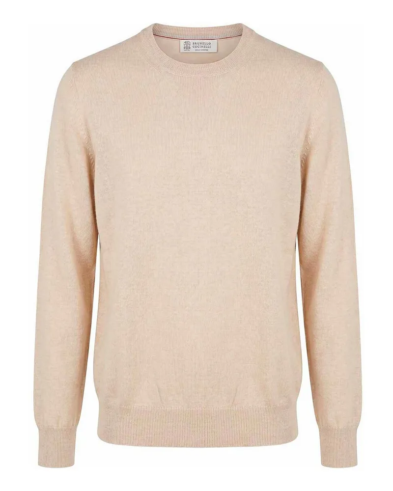 Brunello Cucinelli Rundhalspullover - Beige Beige