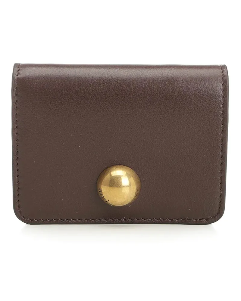 AMI Paris Portemonnaie - Braun Braun