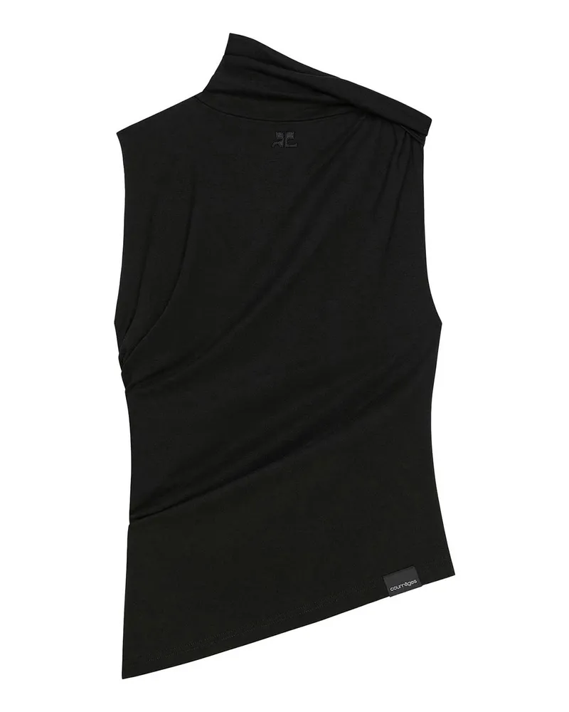 Courrèges Top - Schwarz Schwarz