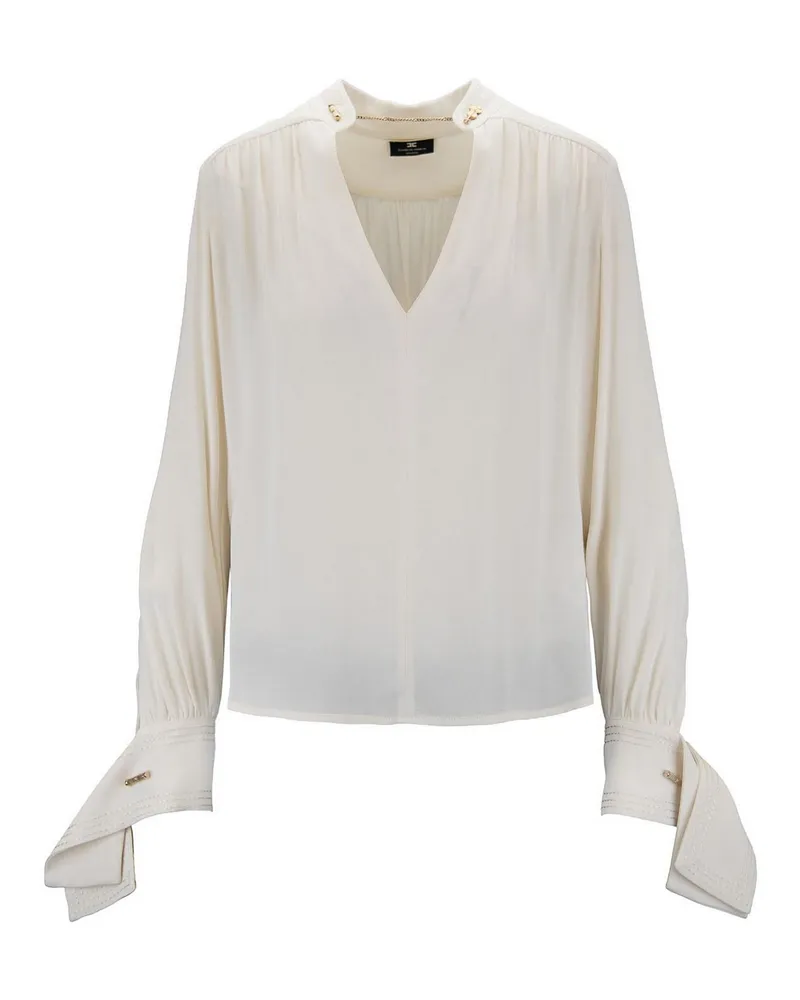 Elisabetta Franchi Hemd - Creme Creme