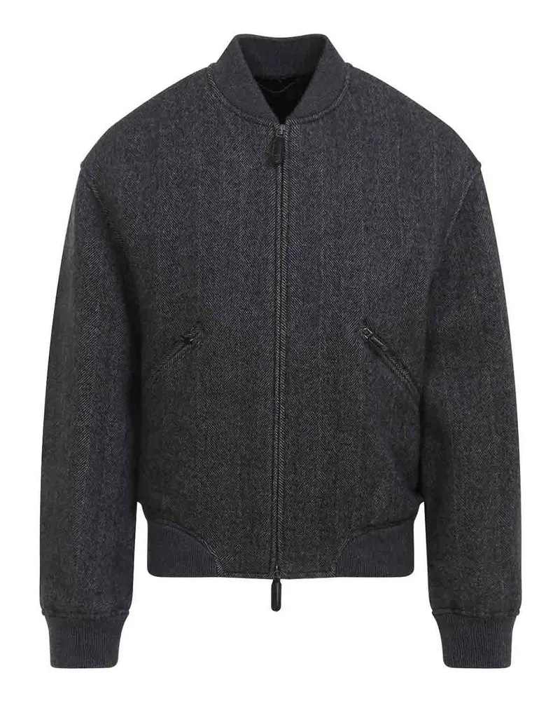 Giorgio Armani Casualjacke - Grau Grau