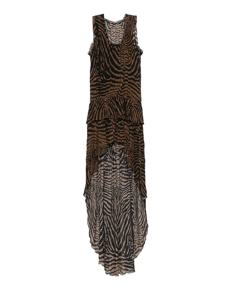 Blumarine Knielanges Kleid - Braun Braun
