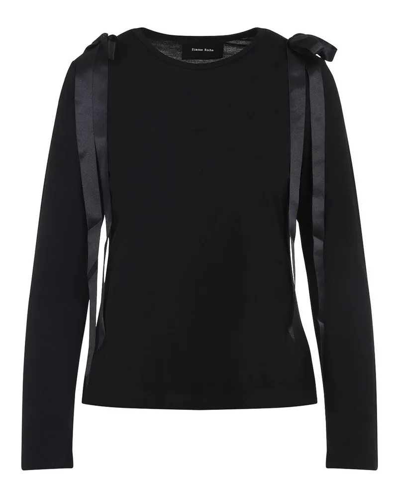 Simone Rocha T-Shirt - Schwarz Schwarz
