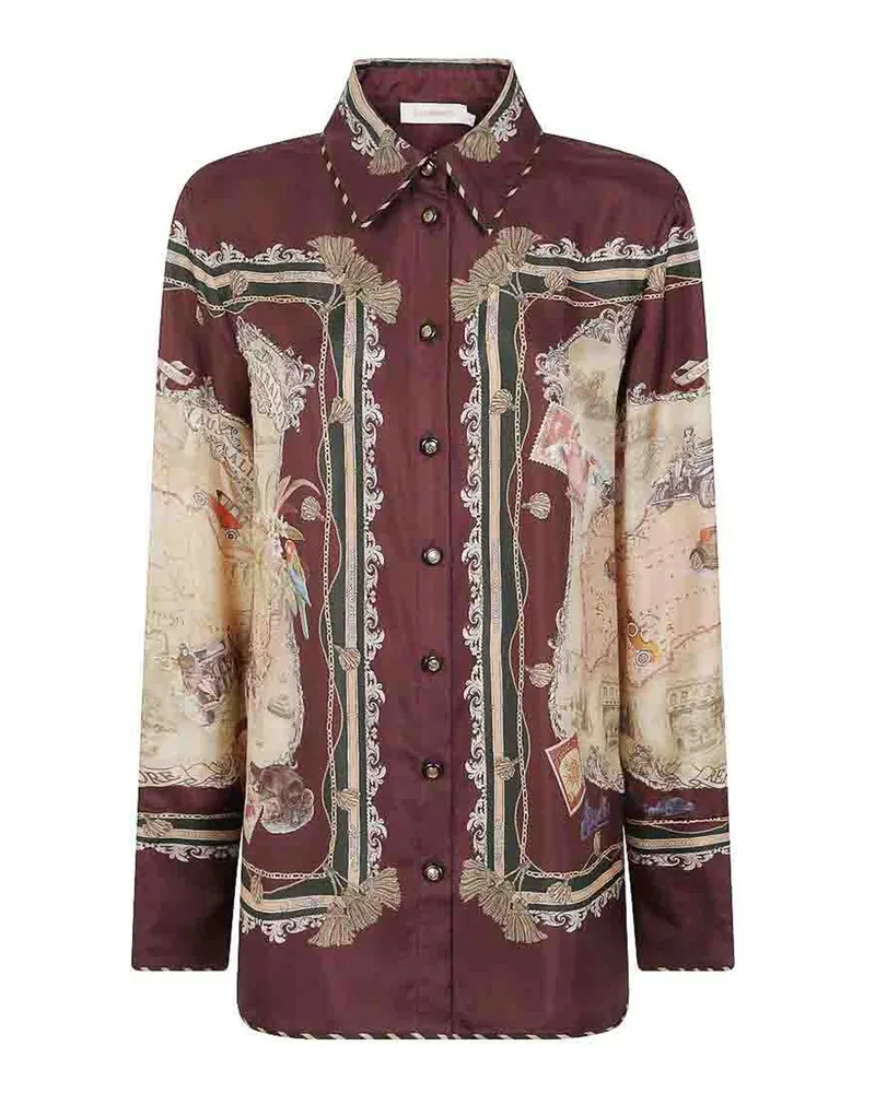 Zimmermann Hemd - Lila Lila