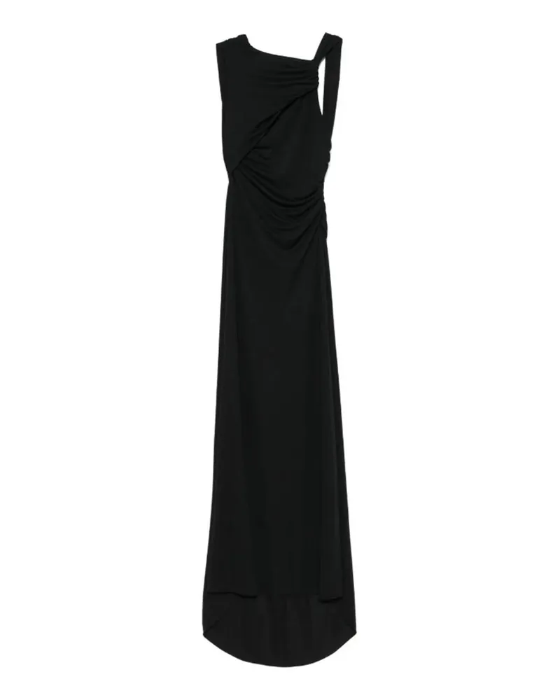 ANDAMANE Knielanges Kleid - Schwarz Schwarz