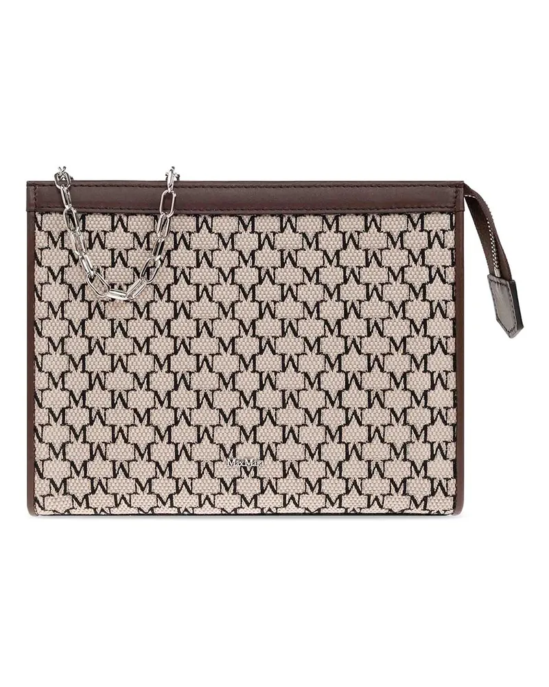 Max Mara Umhängetasche - Blau Braun