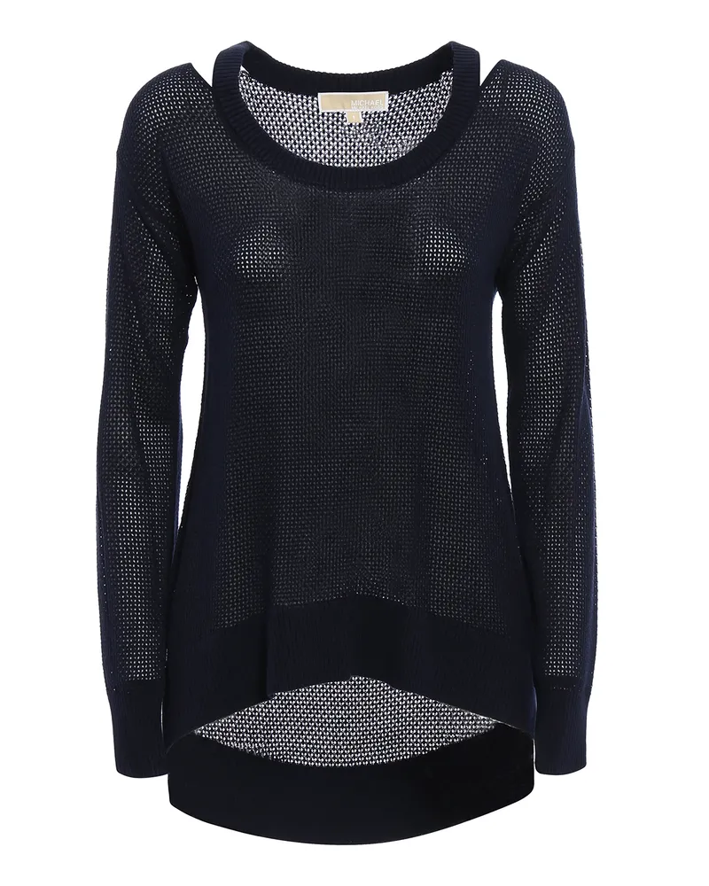 Michael Kors Pullover Mit Rundhalsausschnitt Blau