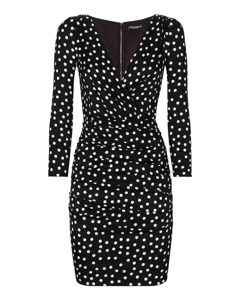 Dolce & Gabbana Kurzes Kleid - Schwarz Schwarz