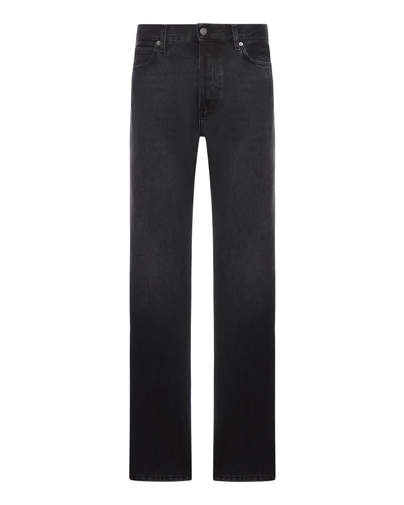 Haikure Straight Leg Jeans - Schwarz Schwarz