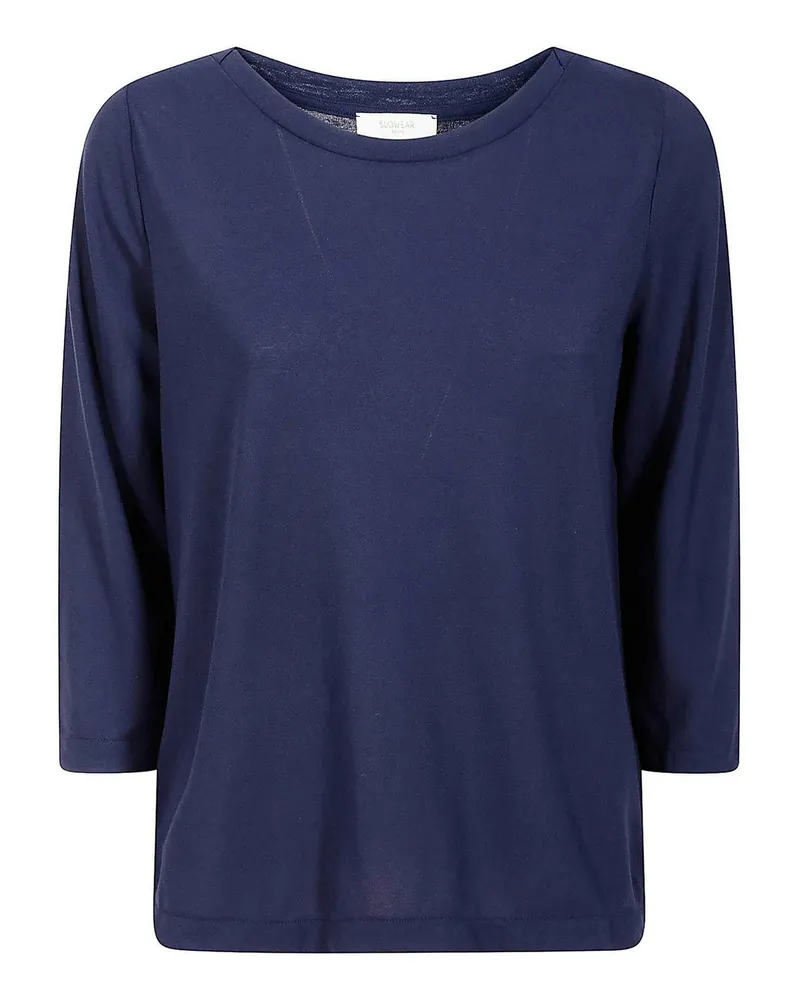 Zanone U-Boot-Pullover - Jeansblau Jeansblau