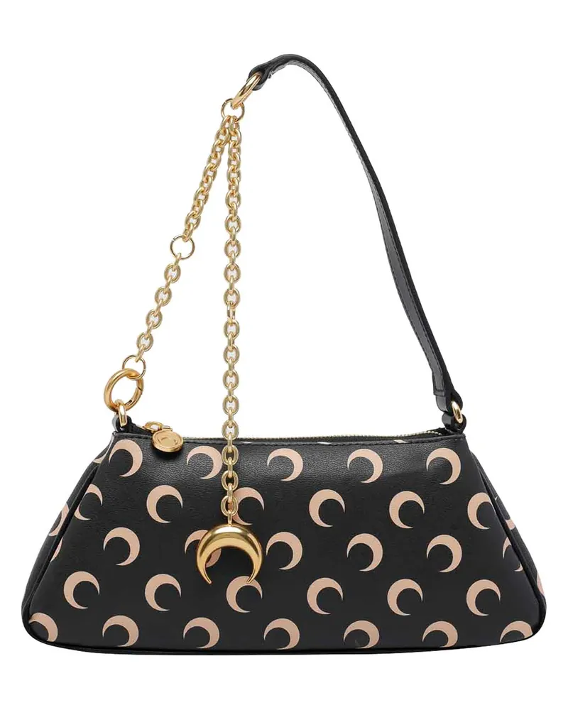 Marine Serre Schultertasche - Schwarz Schwarz