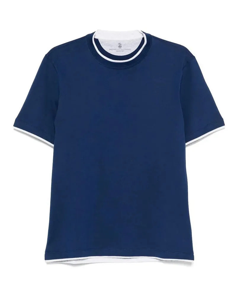 Brunello Cucinelli T-Shirt - Blau Blau