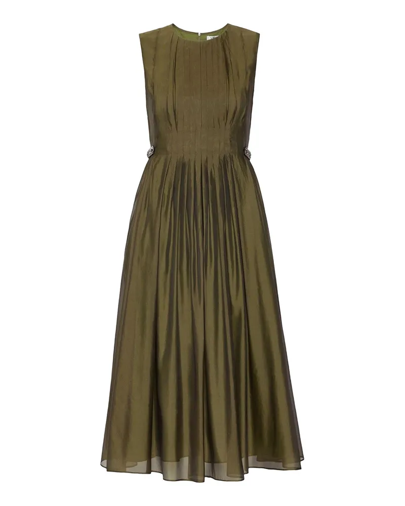 Max Mara Knielanges Kleid - Gelb Gelb