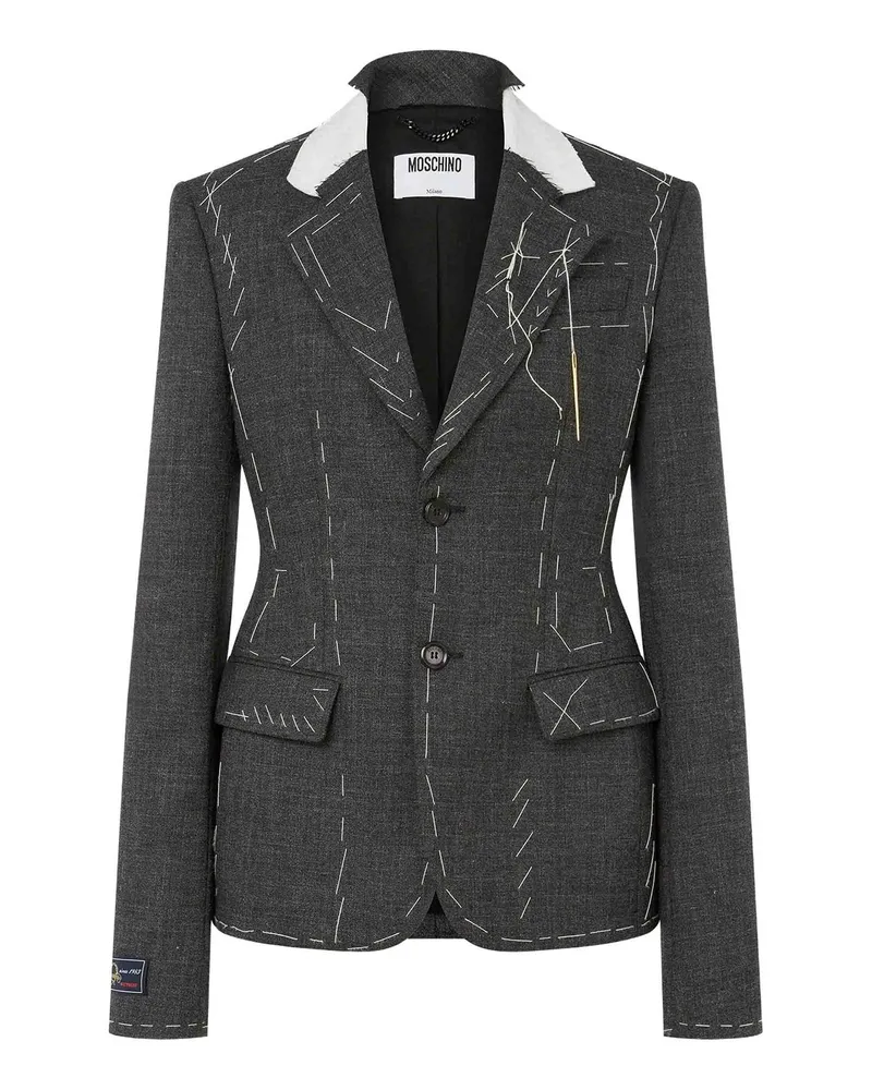Moschino Blazer - Bunt Schwarz
