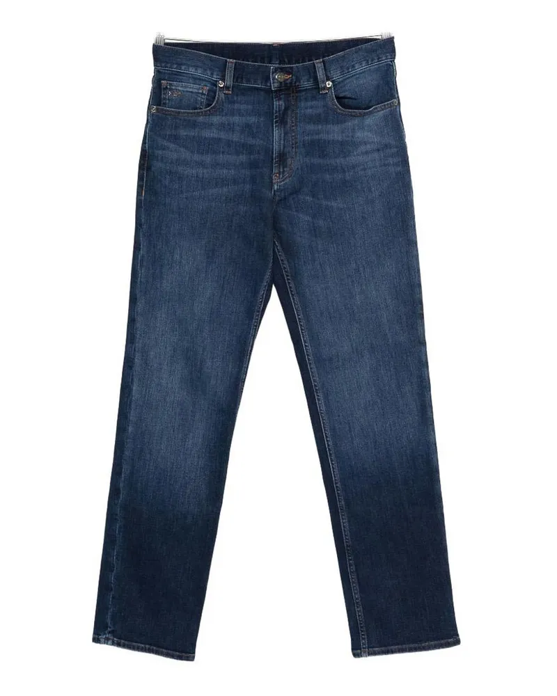 Emporio Armani Straight Leg Jeans - Blau Blau