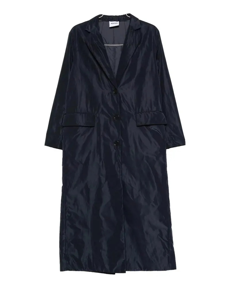 ASPESI Knielanger Mantel - Schwarz Schwarz