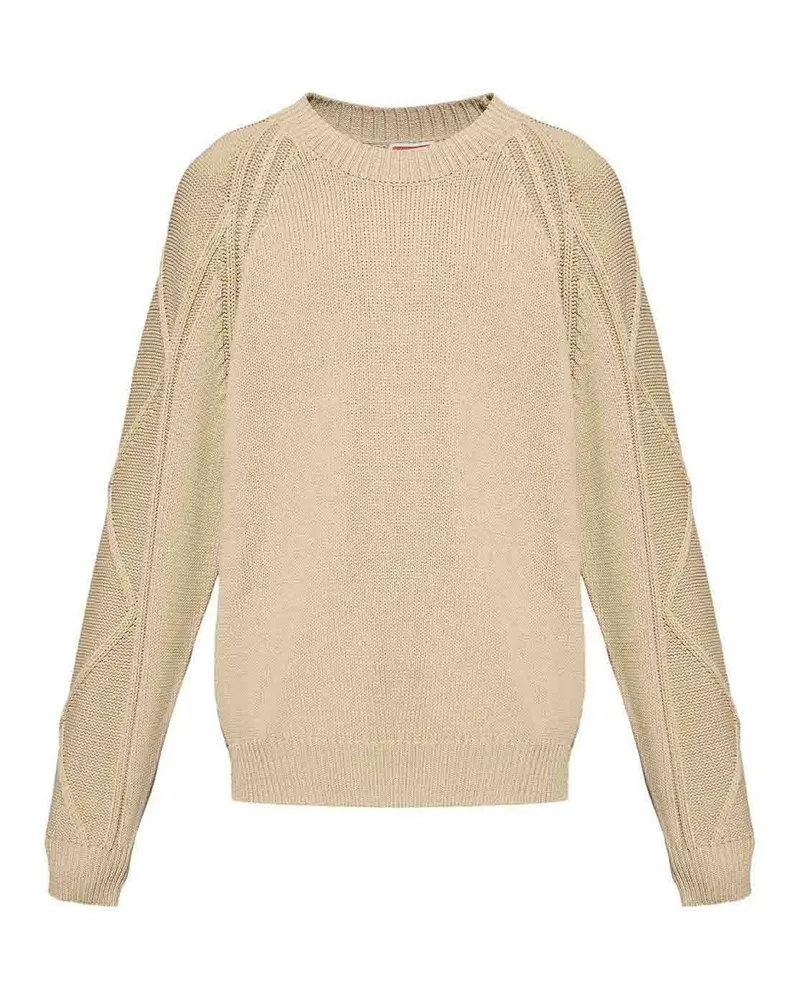 Kenzo Rundhalspullover - Schwarz Beige