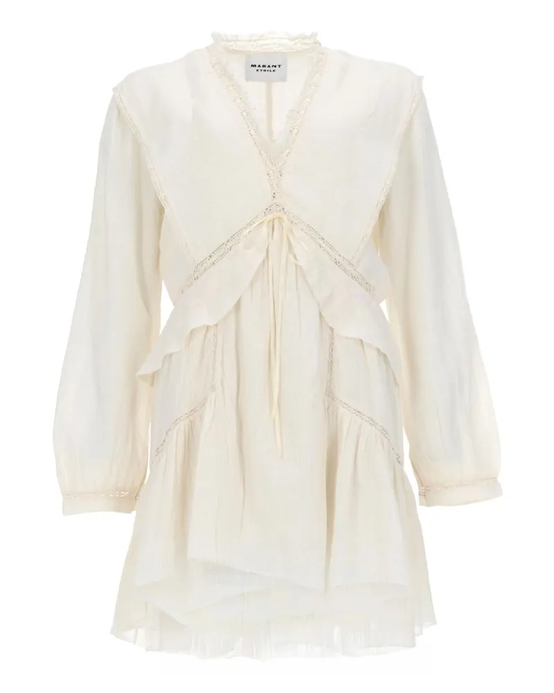 Étoile Isabel Marant Kurzes Kleid - Weiß Weiß