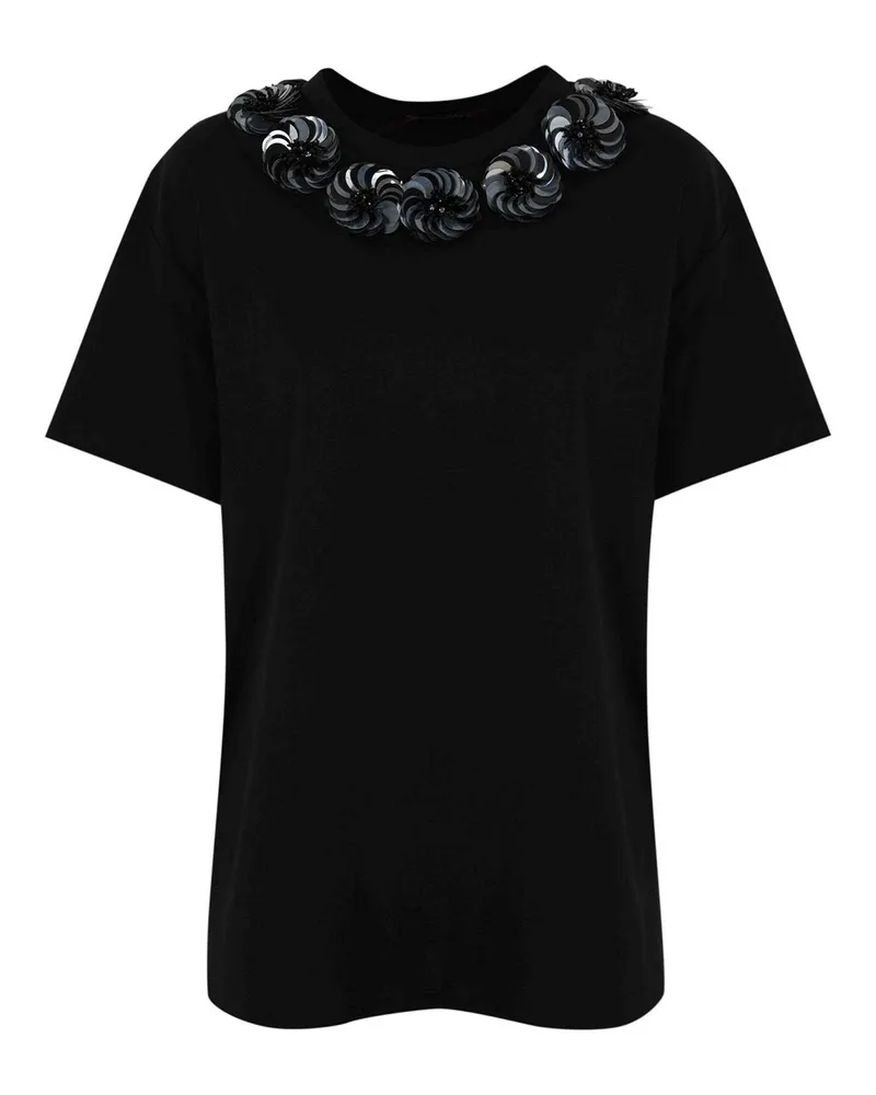 Max Mara Bluse - Schwarz Schwarz