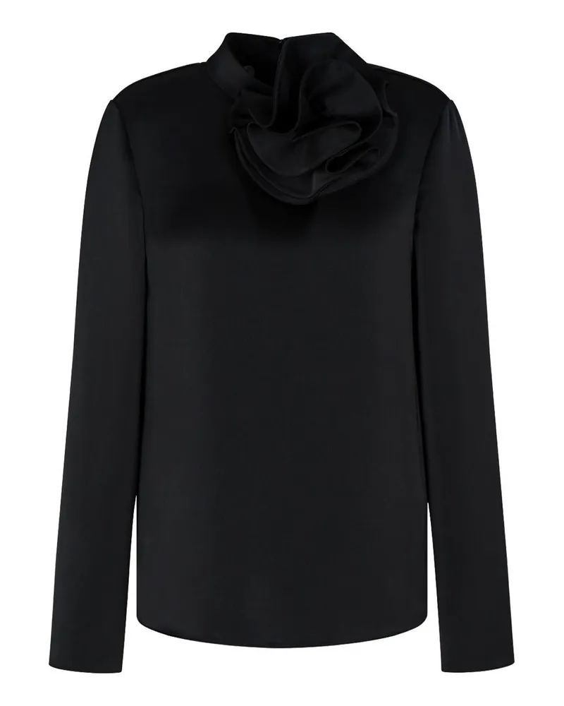 Emporio Armani Rundhalspullover - Schwarz Schwarz