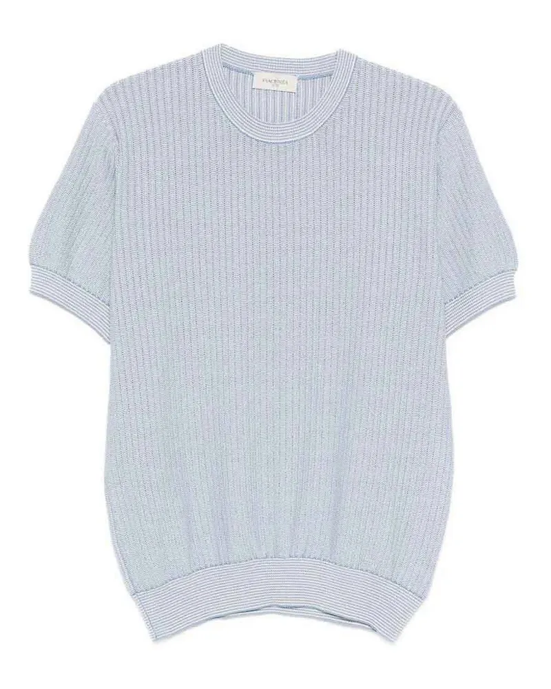 PIACENZA 1733 Rundhalspullover - Hellblau Hellblau