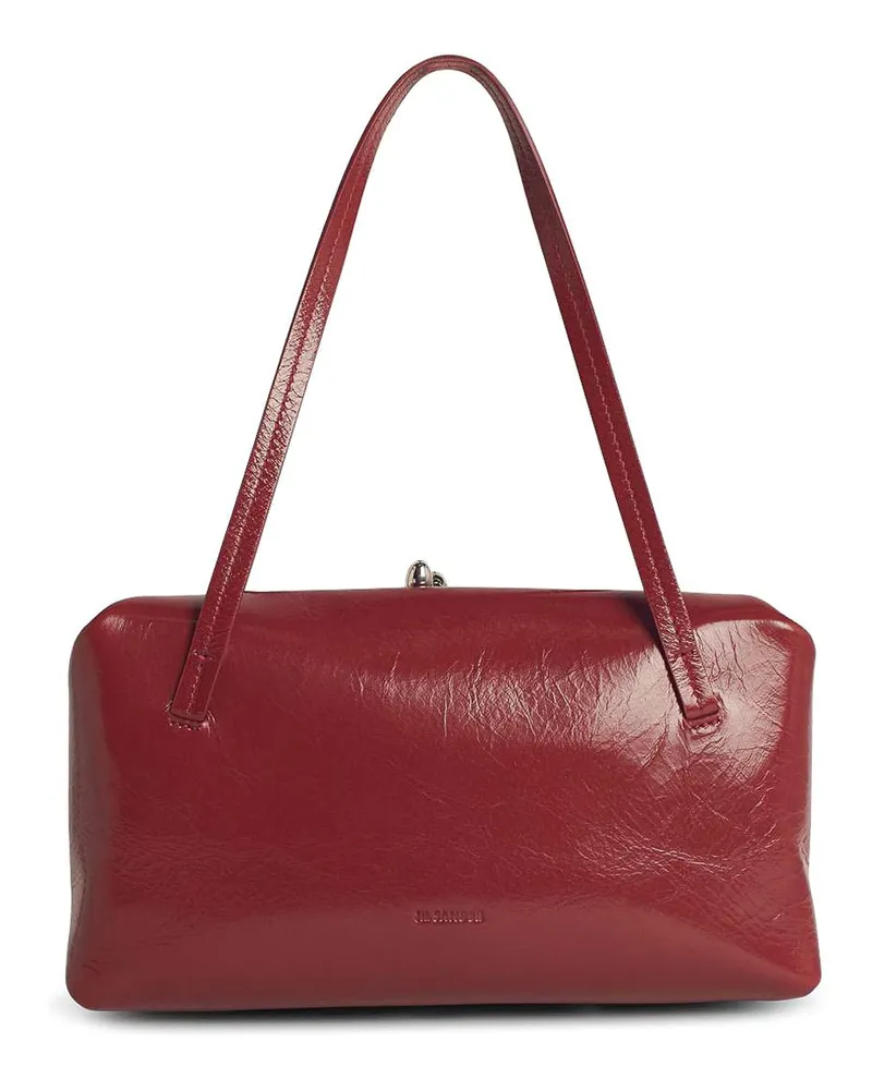 Jil Sander Clutch - Dunkelrot Dunkelrot