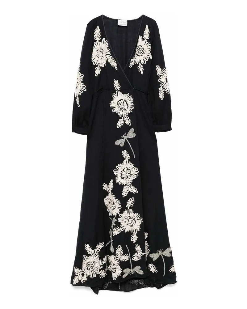 forte_forte Knielanges Kleid - Blau Blau