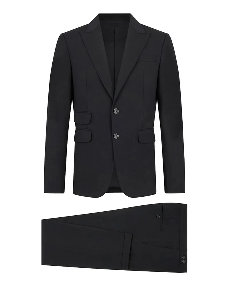 Dsquared2 Eleganter Anzug - Schwarz Schwarz