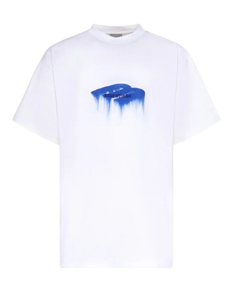 Balenciaga T-Shirt - Weiß Weiß