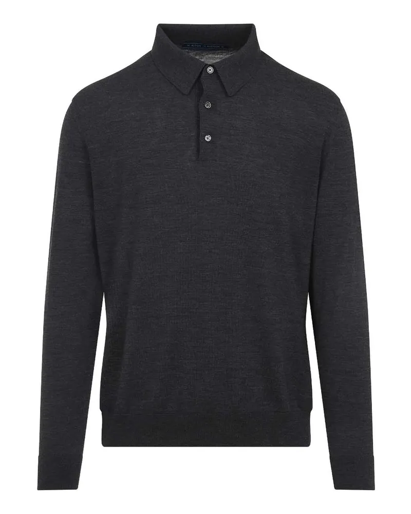 Kiton Poloshirt - Grau Grau