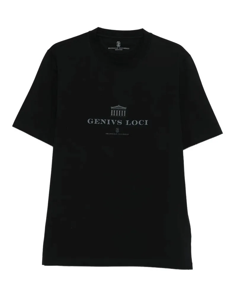 Brunello Cucinelli T-Shirt - Schwarz Schwarz