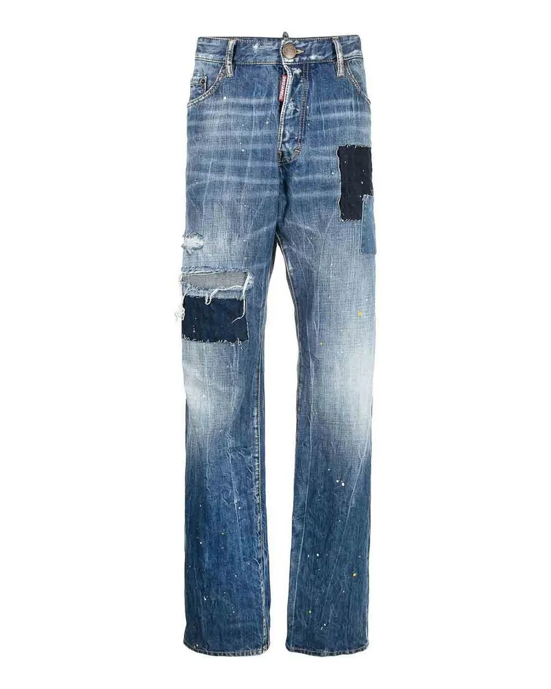 Dsquared2 Bootcut Jeans - Dunkelblau Dunkelblau