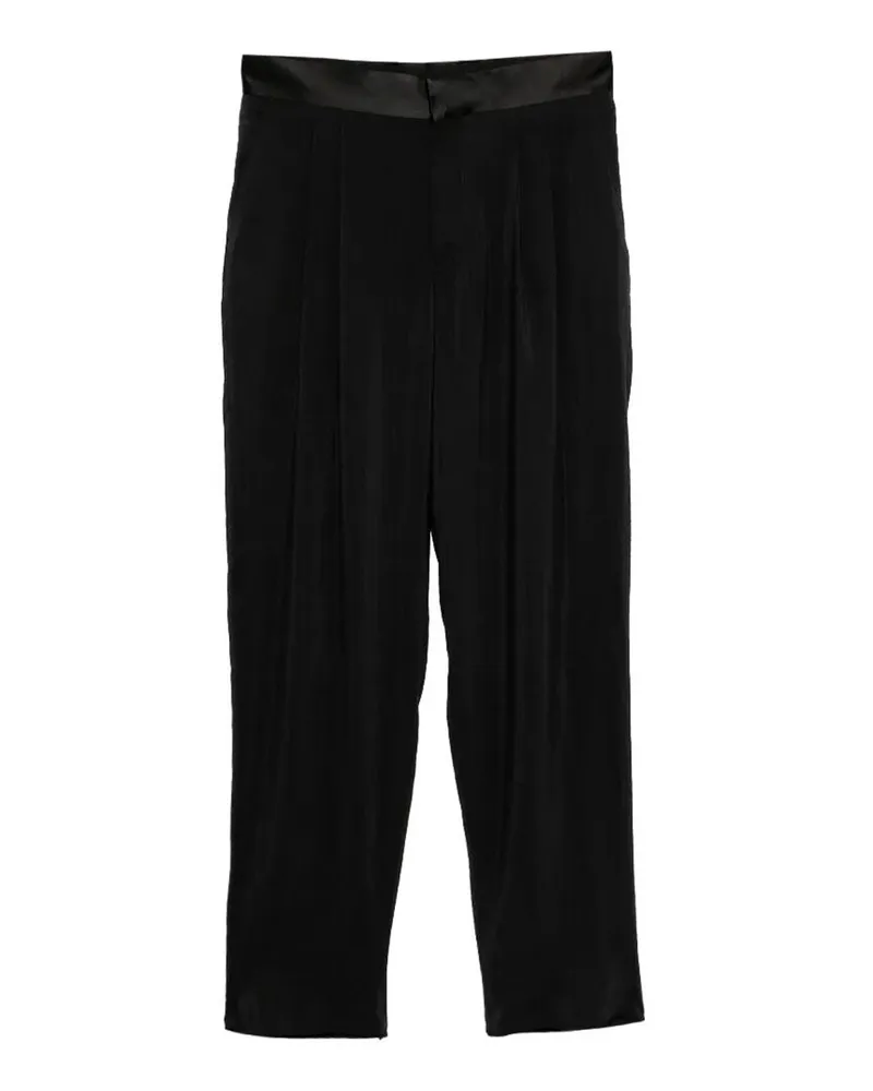 Giorgio Armani Casual Hose - Schwarz Schwarz