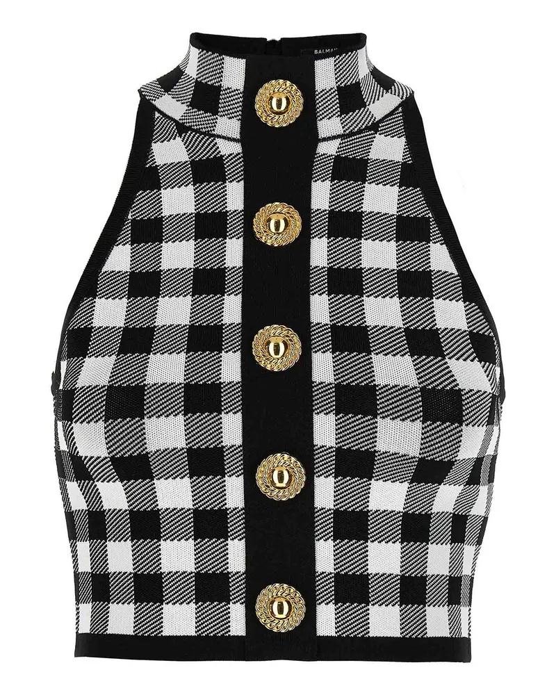 Balmain Top - Weiß Weiß