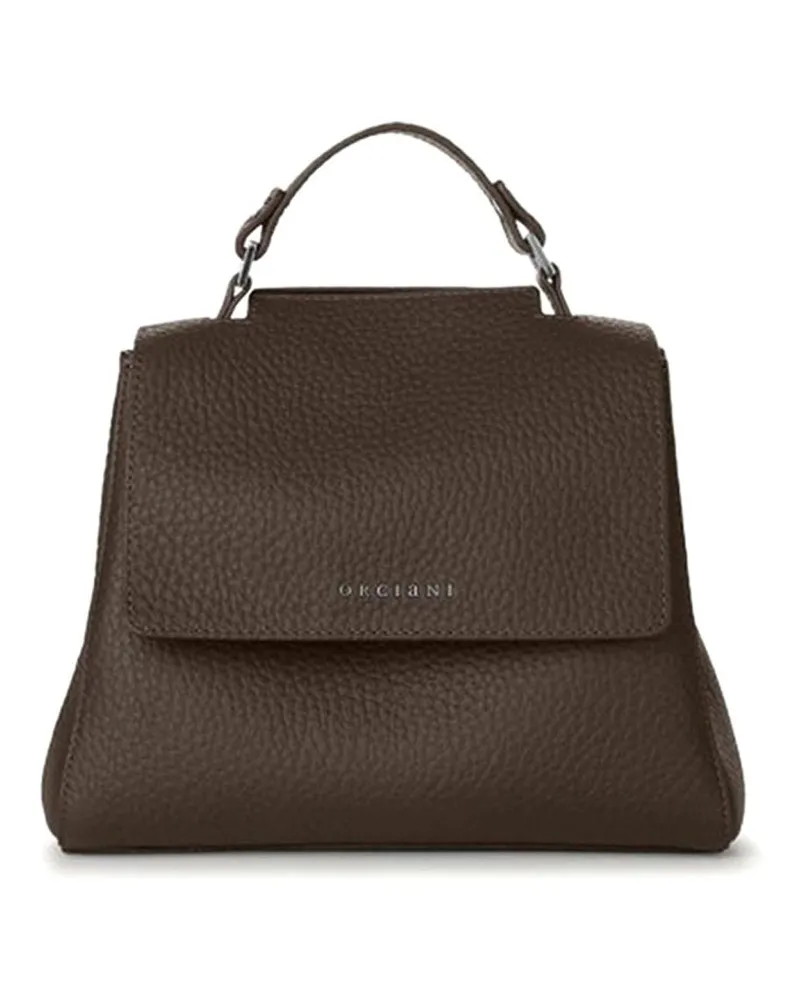 Orciani Schultertasche - Dunkelbraun Dunkelbraun