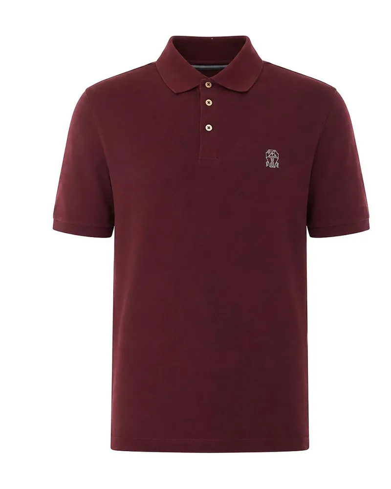 Brunello Cucinelli Poloshirt - Rot Rot