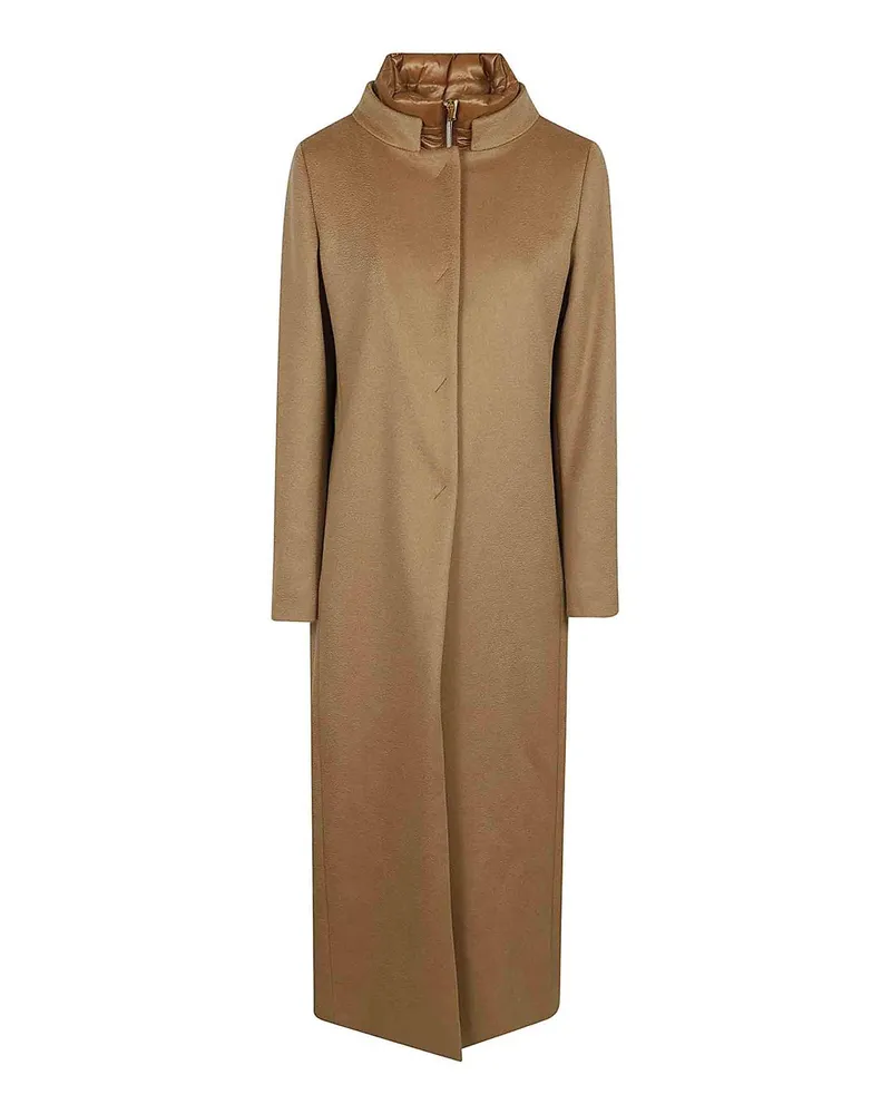 Herno Langer Mantel - Camel Camel