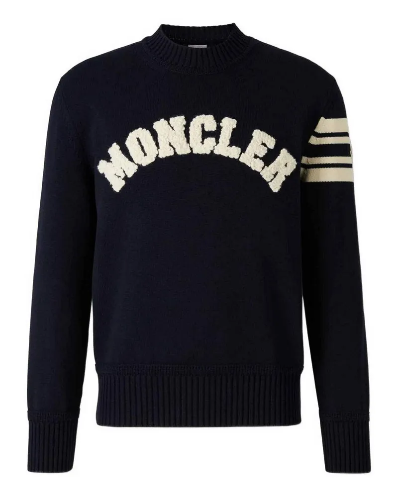 Moncler Rundhalspullover - Blau Blau